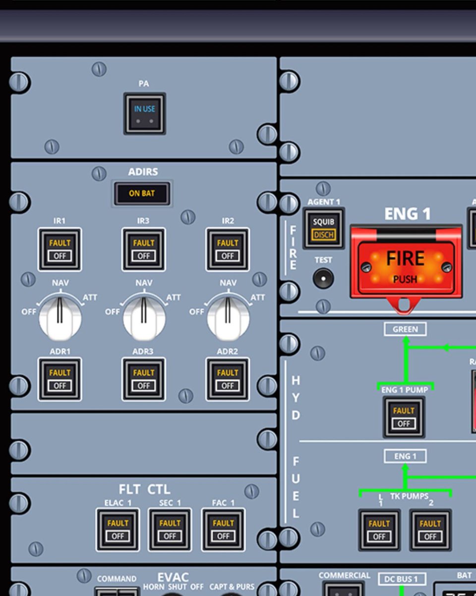 CockpitAppUS's tweet image. Master the A320 Cockpit at Your Fingertips🛫📲
.
Tap any switch, pushbutton, or light — get instant, detailed system info
Pan &amp;amp; zoom around a crystal-clear, high-res cockpit image
 .
Add personal notes for quick reference
.
#A320CockpitApp #PilotTrainingTool #AvGeekGear