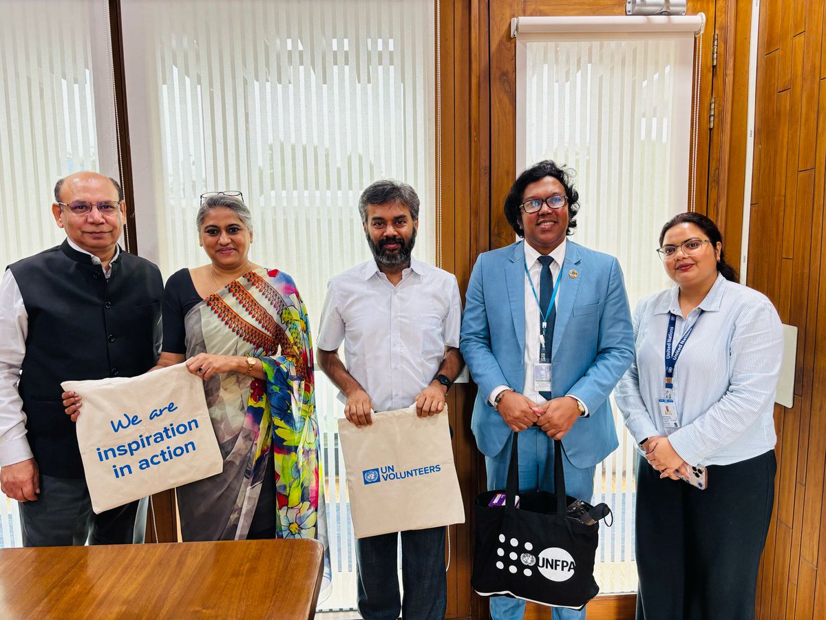 UNV India (@unv_india) on Twitter photo An engaging and forward-looking discussion with <a href="/UNFPAIndia/">UNFPA India</a> team to explore new avenues for collaboration-centered on advancing shared goals through the strength of skilled and future-ready #UNVolunteers An engaging and forward-looking discussion with <a href="/UNFPAIndia/">UNFPA India</a> team to explore new avenues for collaboration-centered on advancing shared goals through the strength of skilled and future-ready #UNVolunteers