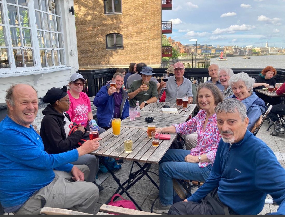 COPSE has completed the Pepys Walks! Following the directions in <a href="/JCollissHarvey/">Jacky Colliss Harvey</a>'s excellent book, we tried the first in December 2023. It was so successful we ended up doing all 5. What a great experience, finishing up yesterday at the wonderful Prospect of Whitby.