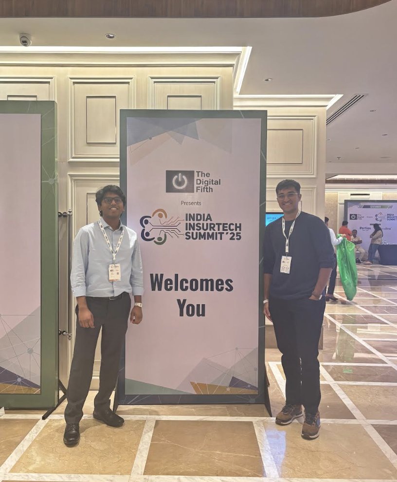 fibr_ai's tweet image. Fibr AI attended the India InsurTech Summit 2025!

Special thanks to Sameer Singh Jaini (@ssjaini ), CEO, @thedigitalfifth  for bringing together some of the most intellectual minds under one roof.

🧵Speaker Takeaways:

#IIS2025 #IndiaInsurtechSummit #FibrAI