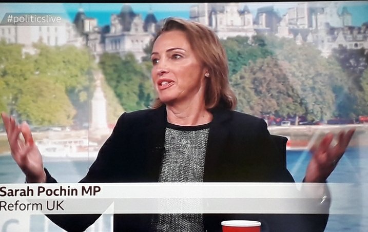 DrSusanDenim's tweet image. It's the Deform show on BBC again.
This hideous crone turns up 20 minutes late and still manages to get the bulk of the airtime on #politicslive
It's time to disband @bbcpolitics and lodge a formal complain to @Ofcom