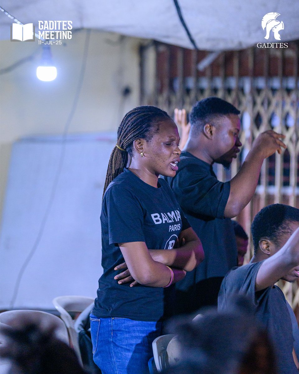 GaditesOfficial's tweet image. MOMENTS FROM GADITES MEETING! 馃摳
From the songs to the prayers to the ministration of the Word鈥攊t's evident that the Lord is doing a mighty work in our generation! 馃檶馃徑
Relive these moments from Gadites Meeting held on Friday, 11th July 2025. 馃き
#GADITES
#ATroopCometh!