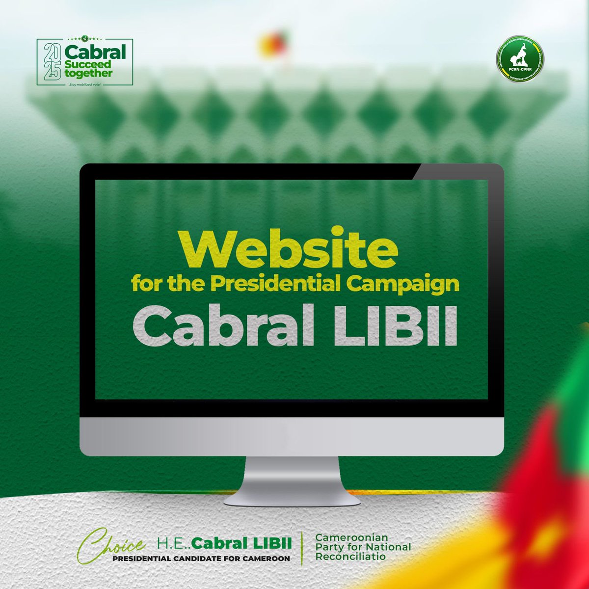 nyobelipot's tweet photo. The official campaign website of Presidential Candidate Cabral Libii is coming soon! 🌍💻
Get ready to explore the vision, the roadmap, and the movement behind #Cabral2025.
Stay tuned. Cameroon deserves transparency and bold ideas.
#CabralLibii #237Votes #SucceedTogether https://t.co/qnulbgaYpF
