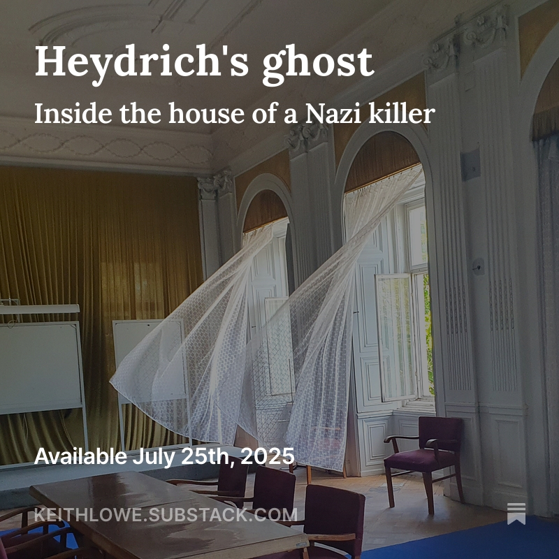 Reinhard Heydrich was one of the Nazi regime's greatest monsters. In my latest article on Substack I take you inside his chateau near Prague, with exclusive photos and video footage. Read and subscribe using the link below:
open.substack.com/pub/keithlowe/…