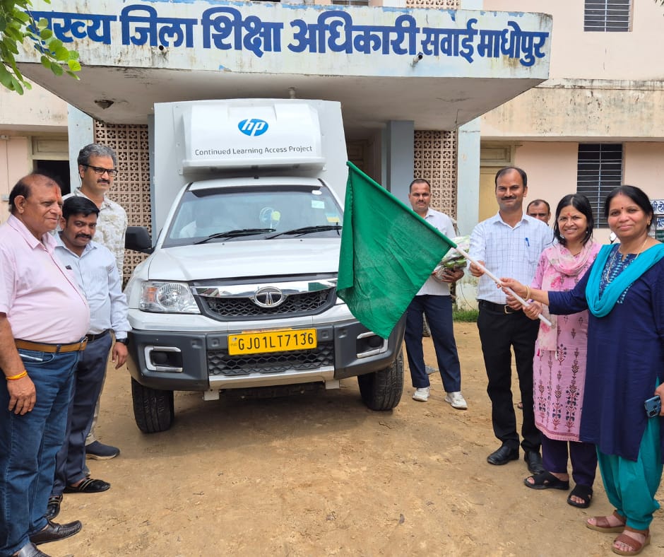 dharmkhandal's tweet photo. Today, with the support of Arvind Foundation, Tiger Watch launched the Digital Education Van — a mobile digital classroom designed to bring quality technological education to remote villages. Equipped with 115 Chromebooks, the van will begin its journey across government schools in eight villages surrounding the Ranthambhore Tiger Reserve.