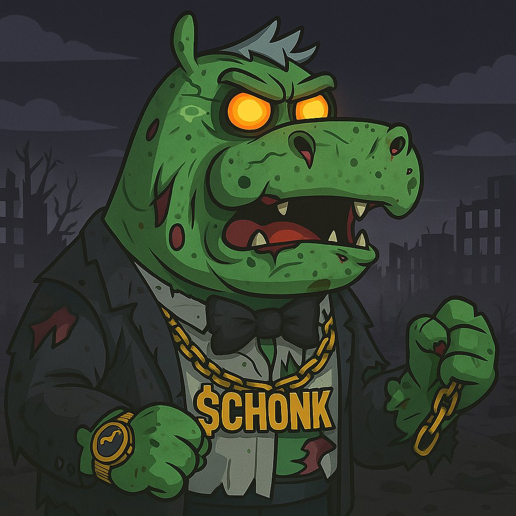 Chonkdegen's tweet image. $CHONK is dead. But your bags won’t be. 🧟‍♂️💰 

#ZombieDegen #Solana