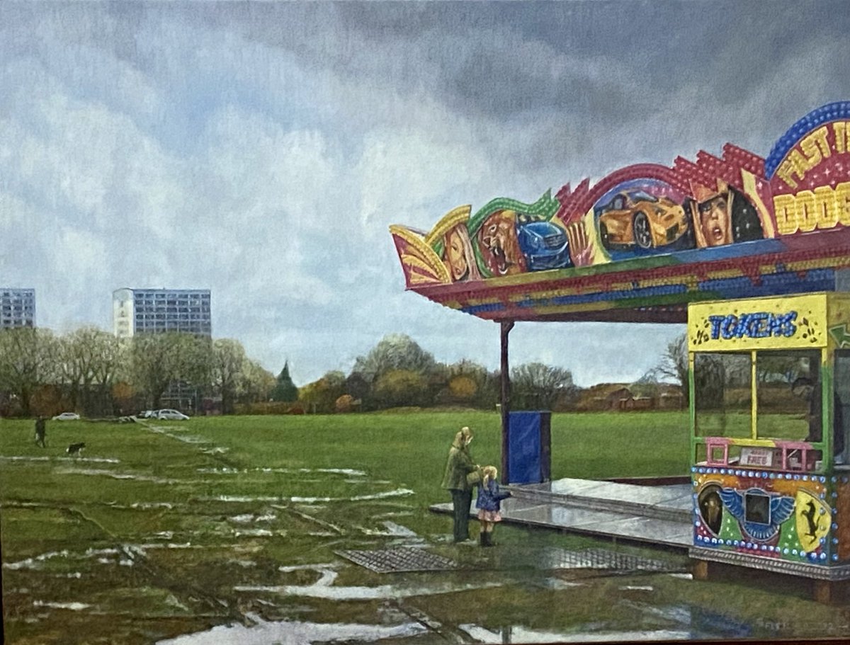 PaintingsLondon's tweet image. 'All the Fun of...' Wanstead Flats (2023) by Doreen Fletcher
doreenfletcherartist.com