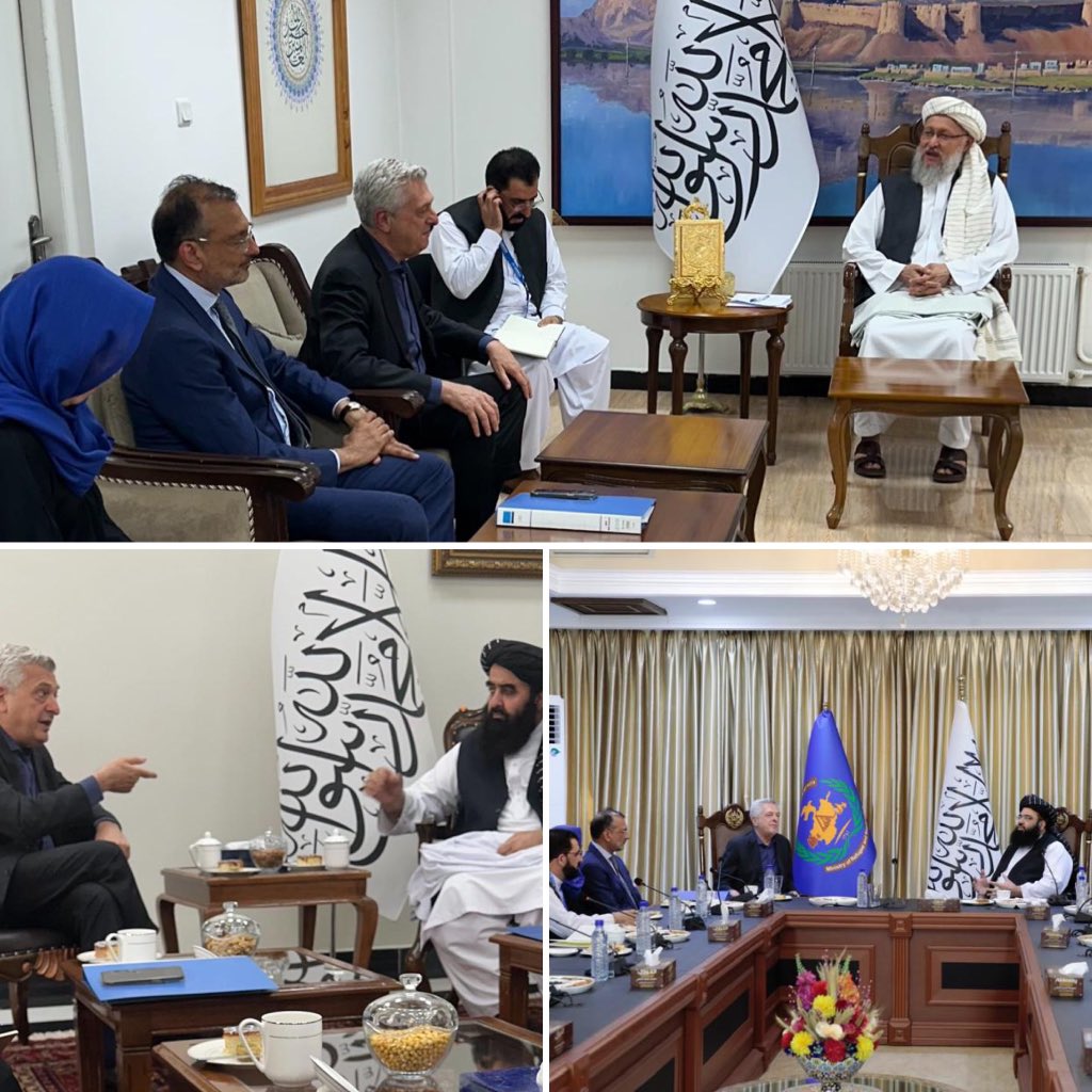 FilippoGrandi's tweet image. I discussed the returnee emergency with the Taliban leadership and the importance of a safe and dignified response for all returnees, especially women and children.
More international support for the Afghan people is needed at a time of multiple challenges in the country.