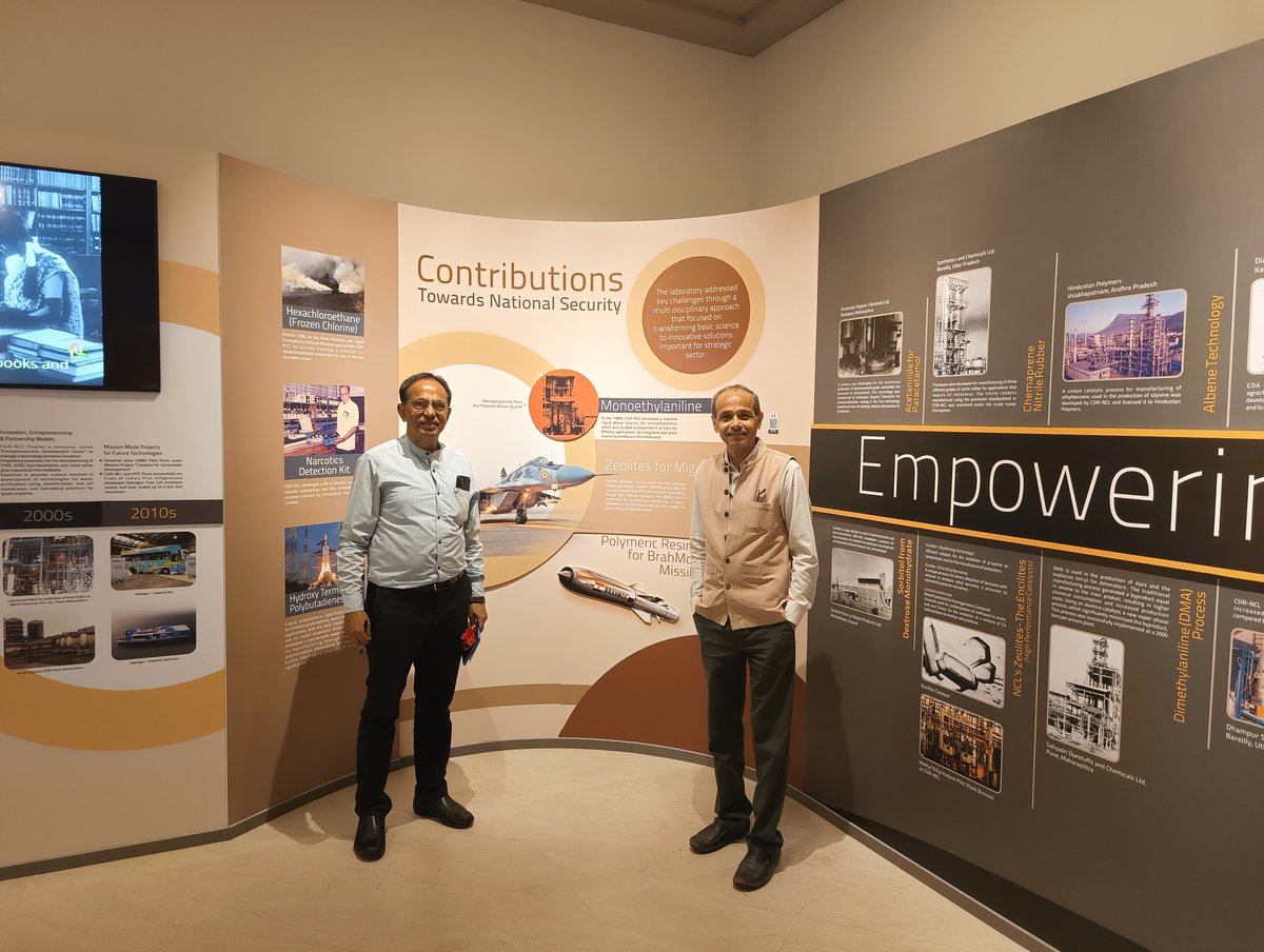 csir_ncl's tweet image. Visit Alert | CSIR-NCL Archives
We are pleased to host Dr. Abhijit Chowdhury, Provost and Professor, Dept. of Hepatology, Indian Institute of Liver and Digestive Sciences, Sonarpur, at CSIR-NCL, Pune.
@CSIR_IND @AshishLele3467 
#CSIRNCL #scienceheritage #innovation