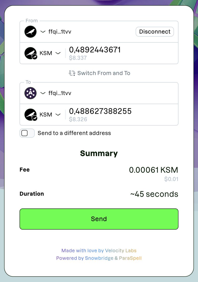 TurtlecoolApp's tweet image. Turtle now supports KSM transfers between Kusama (Relay Chain) and Kusama&apos;s AssetHub! 🚀

Try it at: app.turtle.cool