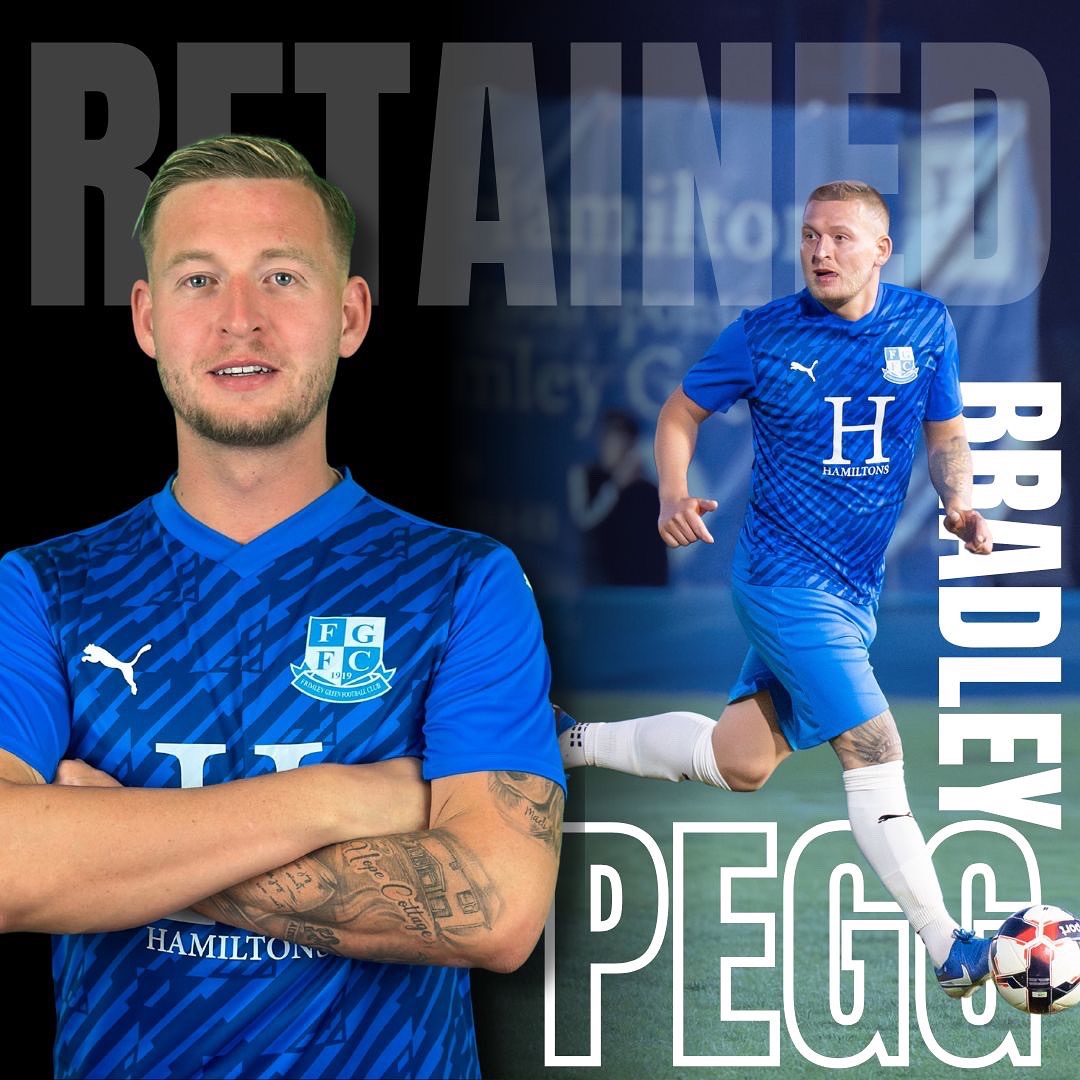 official_FGFC's tweet image. ๐ต ๐๐ฟ๐ฎ๐ฑ๐น๐ฒ๐ ๐ฃ๐ฒ๐ด๐ด ๐ฅ๐๐ง๐๐๐ก๐๐ ๐ต
Bradley Pegg stays for 2025/26!
A leader at the back with a sweet left foot and a sweet right. ๐ฌ Brings real quality to the squad on and off the pitch. Big presence. Big player. ๐ช #FGFC #UpTheGreen #Retained #BlueArmy #NonLeague