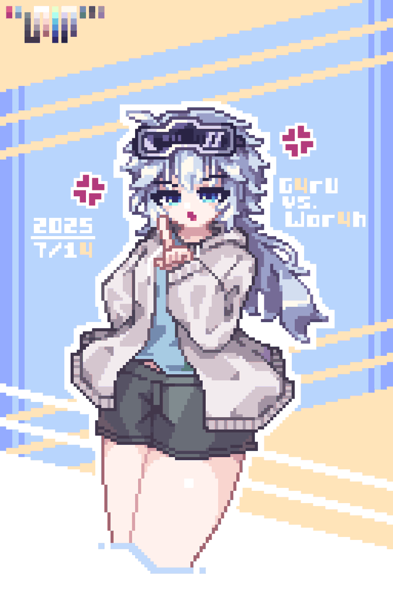 G4rU_Gahu's tweet image. very cute,like a nagging little girlfriend
#pixelart #ドット絵
