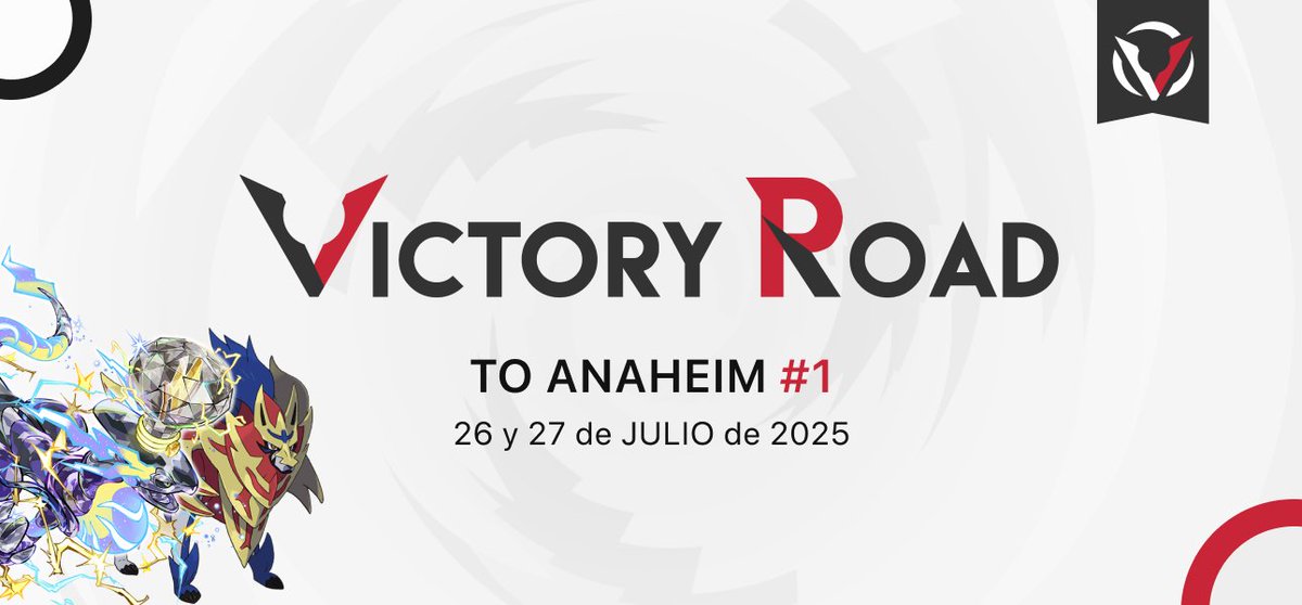 VR Espaรฑa (@victoryroades) on Twitter photo Si no puedes venir al Rise of the Elite, ยกjuega desde casa el Victory Road to Anaheim #1! ๐๐ #PokemonVGC
๐๏ธ 26โ27 jul., 15:00 CEST
๐ฎ Reg. I (VGC)
๐๏ธ 10 $
๐ RT: ยกse sortea una entrada gratis!
๐ Info: victoryroad.pro/vr-anaheim-1/
๐ Inscrรญbete: battlefy.com/victoryroad/viโฆ Si no puedes venir al Rise of the Elite, ยกjuega desde casa el Victory Road to Anaheim #1! ๐๐ #PokemonVGC
๐๏ธ 26โ27 jul., 15:00 CEST
๐ฎ Reg. I (VGC)
๐๏ธ 10 $
๐ RT: ยกse sortea una entrada gratis!
๐ Info: victoryroad.pro/vr-anaheim-1/
๐ Inscrรญbete: battlefy.com/victoryroad/viโฆ