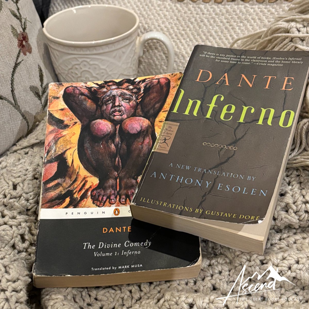 TheGreatB00ks's tweet image. You need to read Dante's Inferno.🔥
We have 7 episodes up and posted to help you read the Inferno. You can start today.🔥
Read it now so you can read PURGATORIO with us next Lent (Spring 2026).🔥
