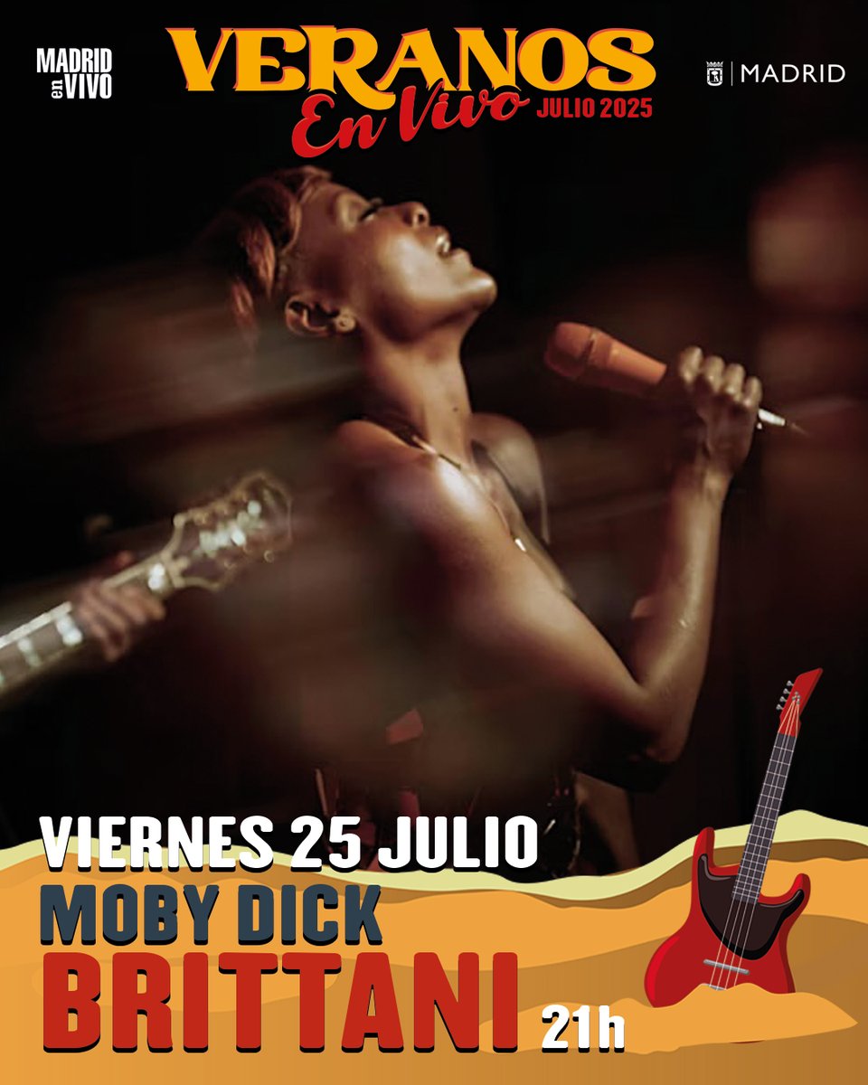 🗓️ JUEVES 24 DE JULIO
🎸 ANDREW PEREIRA QUARTET
📍 <a href="/MOECLUB/">MOE CLUB</a> 
🕓 21:30h.

🗓️ VIERNES 25 DE JULIO
🎸 BRITTANI
📍 <a href="/MobyDickClub/">MobyDickClub</a> 
🕓 21:00h.