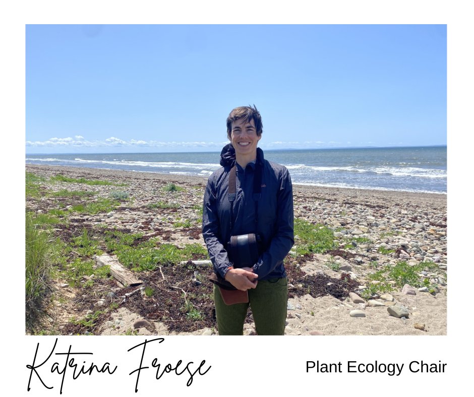 Meet the Steering Committee! 

Katrina Froese is an environmental educator! Katrina completed a Bachelor of Science in Ecology.  She joined Envirothon in 2021 as an orals judge, co-developing Orals Presentation questions from 2022-2024, and taking on Plant Ecology Chair in 2025.