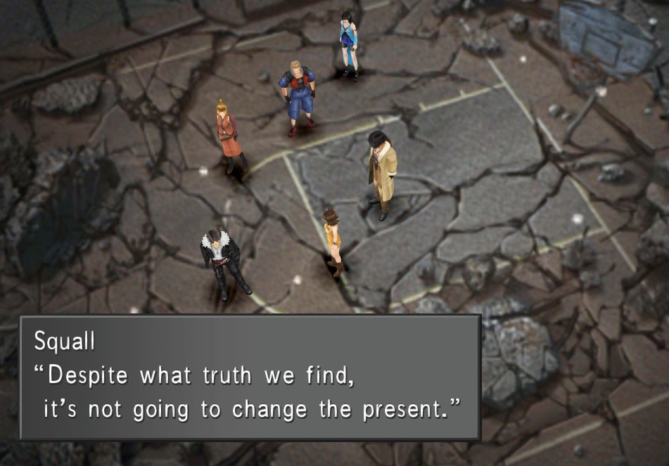seraphicsymbols's tweet image. Now, is the only certainty 📚✨
Video game: Final Fantasy 8