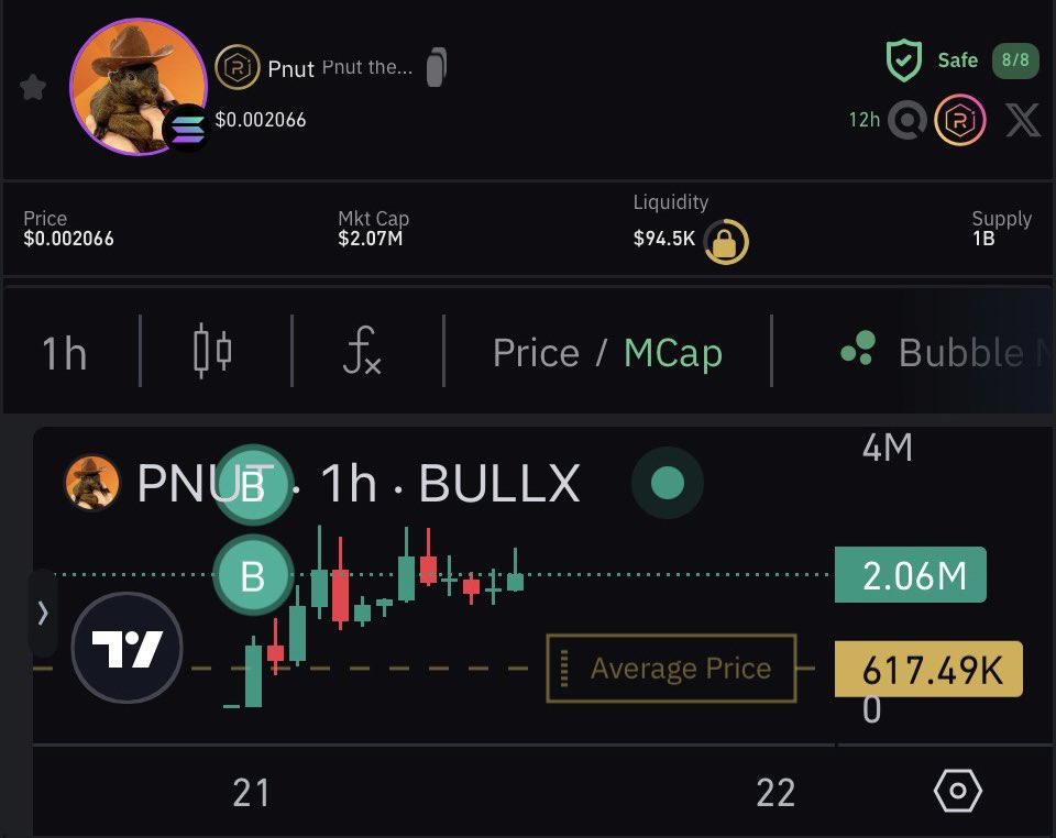 So you didn’t ape the billion dollar narrative on Bonk?

$pnut