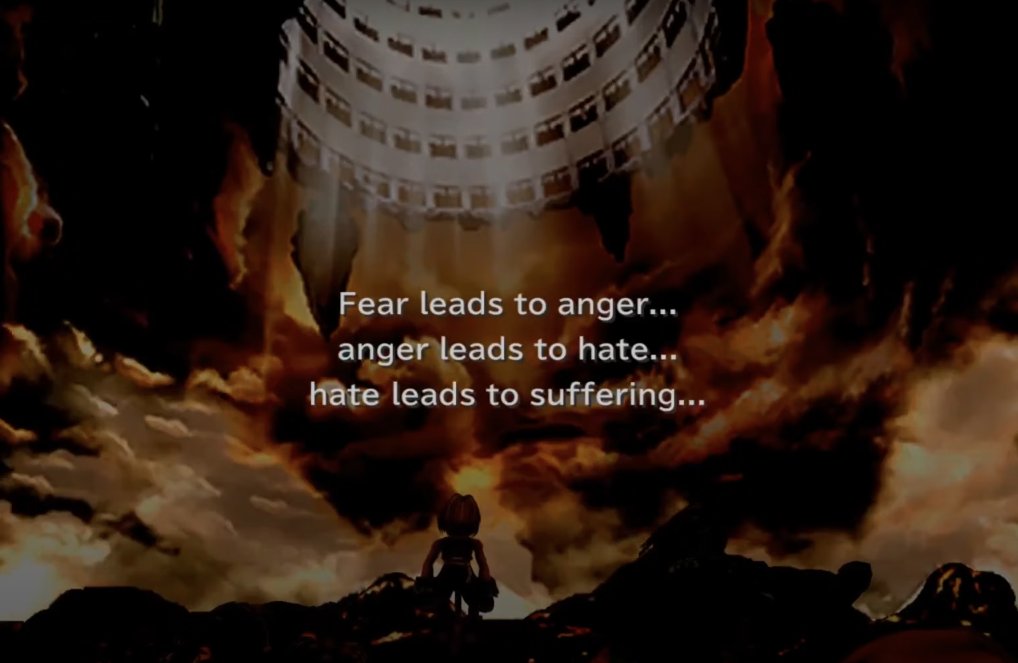 seraphicsymbols's tweet image. Strike fear from your heart 📚✨
Video game: Final Fantasy 9