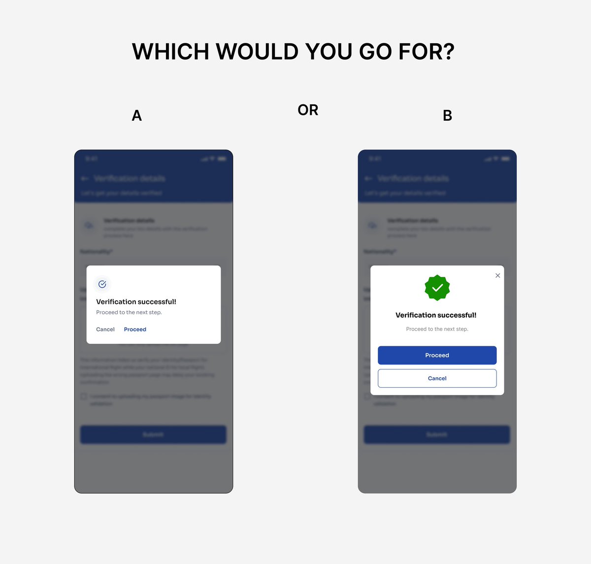 AMFAVOURED2's tweet image. Which modal are you leaning towards (A or B), and what makes it your preferred method?
 I would love to hear your insights!
 
And the other one you didn&apos;t choose, is it extremely bad?, can it still be used as another type of creativity in design?, please be honest