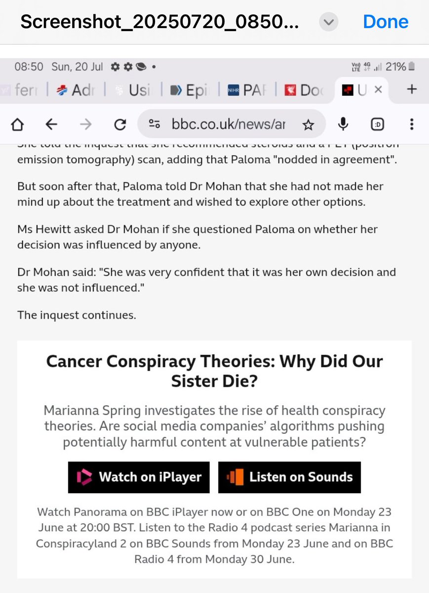 KateShemirani's tweet image. PANODRAMA ! lies again
Dr Mohan admits… “she was very confident that it was her own decision and she was not influenced” referring to Paloma.
@mariannaspring