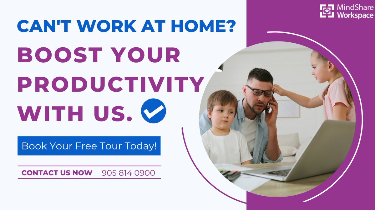 MindShareWork's tweet image. Struggling to stay #productive at home? 🏠💻
Find your focus and your space with @MindShareWork Space 
@mindsharelearn.
#ClearMind #ElevateWork #SmallBusinesses #Innovation #Workspace #coworking #erinmills