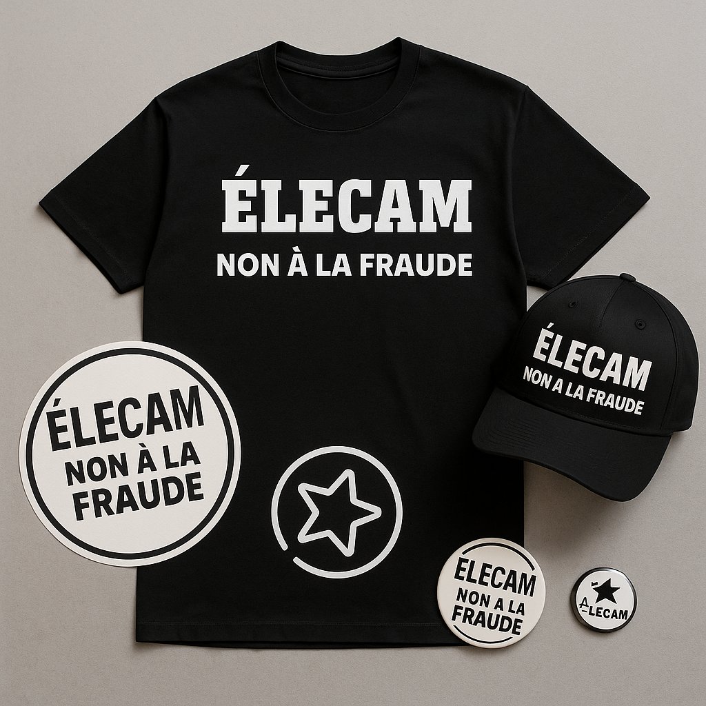 Sir Negryon (@snegryon) on Twitter photo 📣 APPEL À SOUTIEN – CAMPAGNE CITOYENNE "ÉLECAM – NON À LA FRAUDE"
Bonjour à tous,
Je suis un artiste engagé qui milite pour la transparence électorale au Cameroun à travers une campagne citoyenne intitulée "ÉLECAM – NON À LA FRAUDE".
#CamerounVoteLibr <a href="/AkereMuna/">Akere Muna</a> <a href="/elecamofficiel/">ELECAM Elections Cameroon</a> 📣 APPEL À SOUTIEN – CAMPAGNE CITOYENNE "ÉLECAM – NON À LA FRAUDE"
Bonjour à tous,
Je suis un artiste engagé qui milite pour la transparence électorale au Cameroun à travers une campagne citoyenne intitulée "ÉLECAM – NON À LA FRAUDE".
#CamerounVoteLibr <a href="/AkereMuna/">Akere Muna</a> <a href="/elecamofficiel/">ELECAM Elections Cameroon</a>