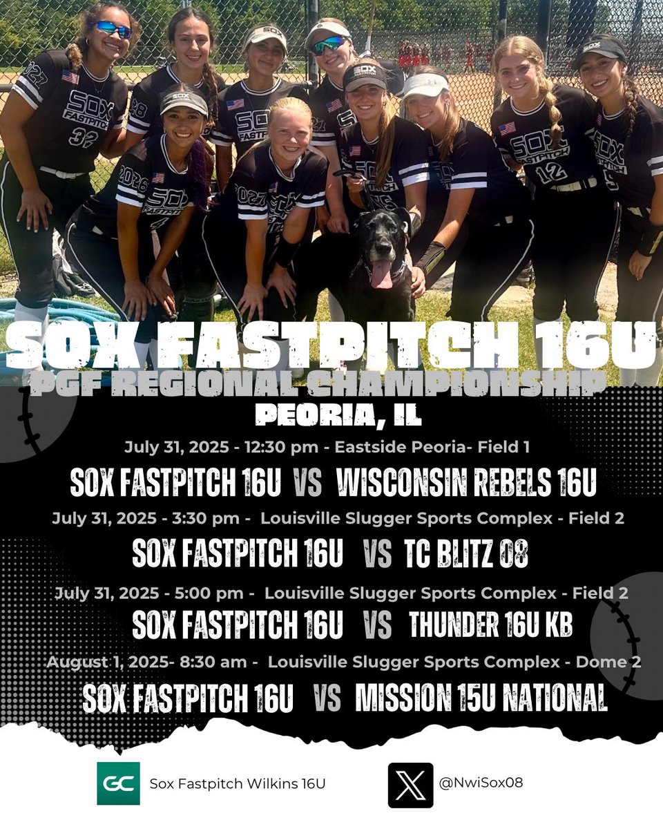 Sox Fastpitch 16U Wilkins (@nwisox08) on Twitter photo Rain cut the weekend short but we had a great run at the LP4U Queen of the Hill Qualifier. We finished 3-0-1. Looking forward to a weekend off to recharge and then it is off to Peoria for the PGF Midwest Regionals! Let’s Go Sox!
<a href="/nwisoxfastpitch/">nwisoxfastpitch</a> <a href="/PGFnetwork/">PGF</a> <a href="/DaveBetcher1/">Dave Betcher</a> Rain cut the weekend short but we had a great run at the LP4U Queen of the Hill Qualifier. We finished 3-0-1. Looking forward to a weekend off to recharge and then it is off to Peoria for the PGF Midwest Regionals! Let’s Go Sox!
<a href="/nwisoxfastpitch/">nwisoxfastpitch</a> <a href="/PGFnetwork/">PGF</a> <a href="/DaveBetcher1/">Dave Betcher</a>