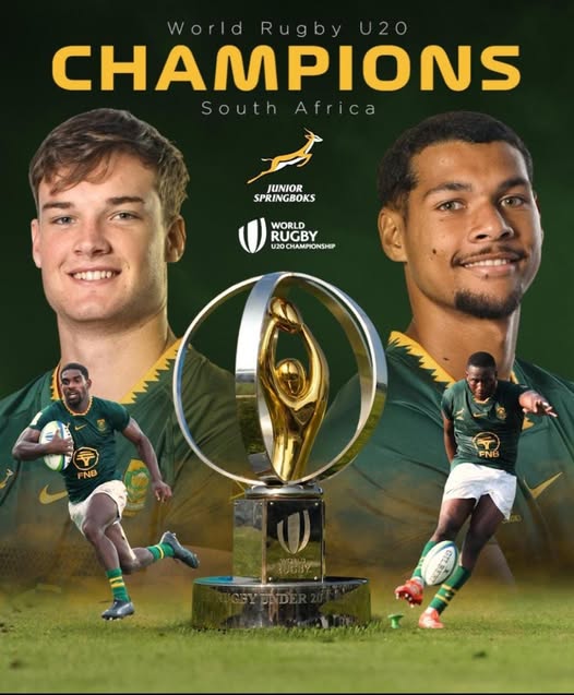 NewstoneFP's tweet photo. Historic win for the Junior Springboks! 🇿🇦
23 to 15 over New Zealand to claim their first U20 World Title in 13 years.
Discipline, grit, and passion on full display. The future of SA rugby is bright! 🏆 #JuniorBoks #Springboks #Rugby #ProudlySouthAfrican 

@DheranGhela https://t.co/KxLpaz34cf