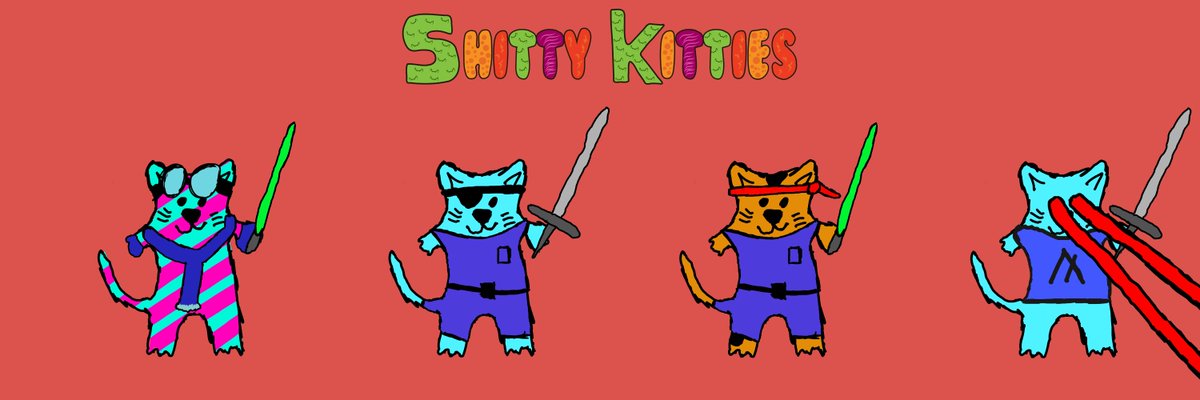 StMichael94240's tweet image. The First litter King's guards.
@ShittyKitties_
#shittyhype
#algorandnfts
