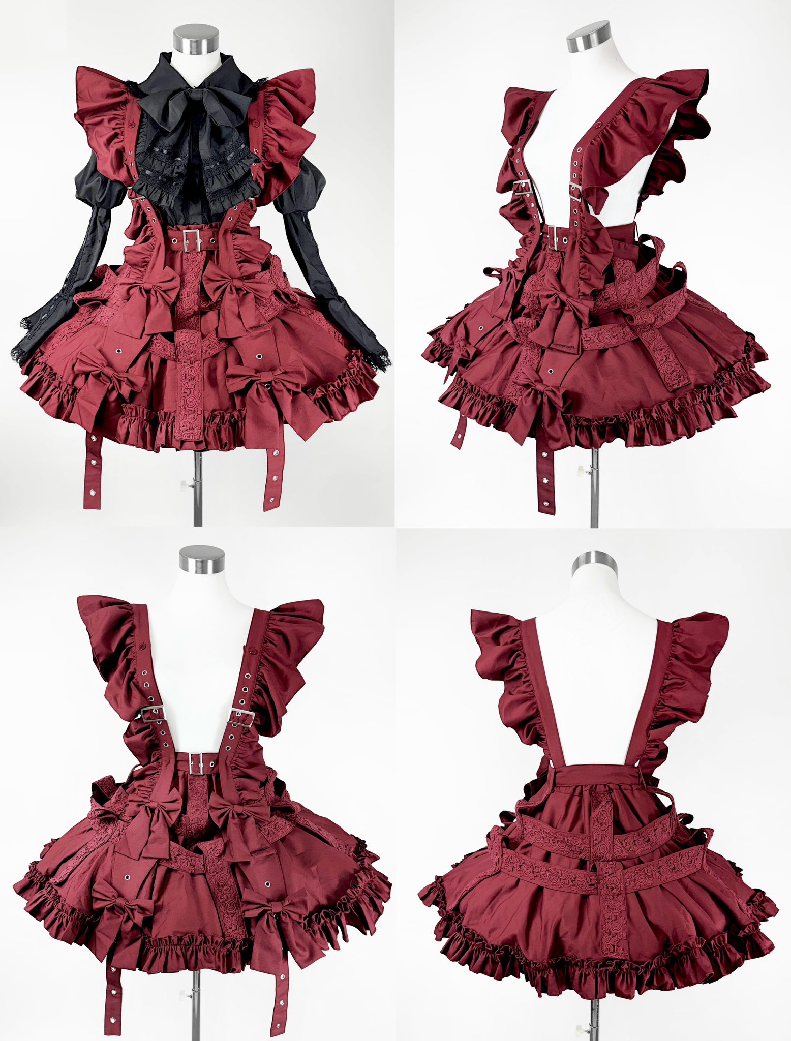 HIDOLATRAL THEODOL ローズレースクリノリンスカート BLD ローズ