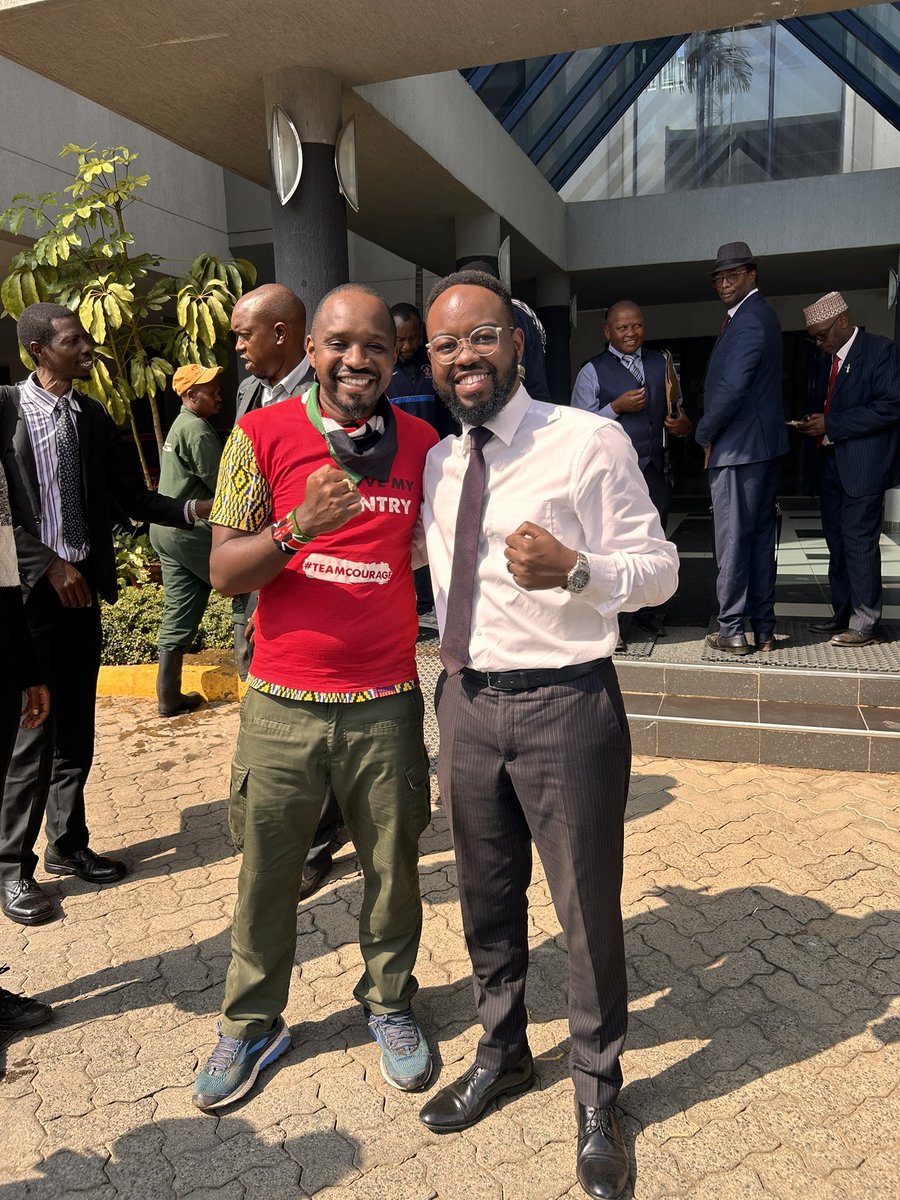 It’s always nice to have your client released from police custody.The collective efforts of all made a difference. We continue the fight for a better more equitable Kenya where the law is not used to stifle dissent. The DCI is playing with people’s lives and we must demand better