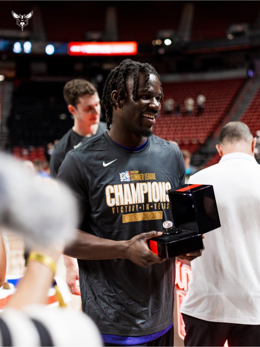 hornets's tweet image. good morning from your NBA summer league champions :)