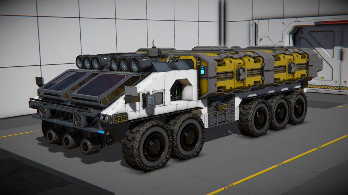 SpaceEngineersG's tweet image. CM - Aeon G2 - Heavy Cargo Truck by Ruaidhri
➡️ steamcommunity.com/sharedfiles/fi…
Aeon G2 Transport Truck, an upgrade to the old Aeon G1, having all of the previous features, whilst improving the shape and design.
#SpaceEngineers #SteamWorkshop #NeedToCreate