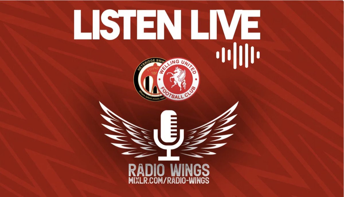 Radio Wings (sponsored by WUSA) (@wingswelling1) on Twitter photo It's a pre season special tomorrow evening as we travel to Scraley Road, matchday live commentary with <a href="/NJONES1969/">Nigel Jones</a> and guest presenter <a href="/brokendrone/">Raymond Francis</a> . It's <a href="/officialswifts/">Heybridge Swifts FC</a> v <a href="/wellingunited/">Welling United FC</a> ,from around 7.40pm
radio-wings.mixlr.com It's a pre season special tomorrow evening as we travel to Scraley Road, matchday live commentary with <a href="/NJONES1969/">Nigel Jones</a> and guest presenter <a href="/brokendrone/">Raymond Francis</a> . It's <a href="/officialswifts/">Heybridge Swifts FC</a> v <a href="/wellingunited/">Welling United FC</a> ,from around 7.40pm
radio-wings.mixlr.com