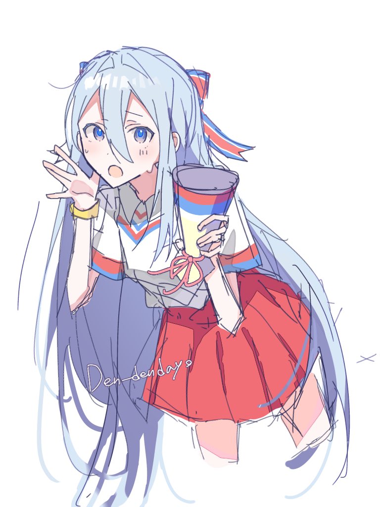 Den_dendayo's tweet image. 何度も擦られるチアガール奏ちゃん
