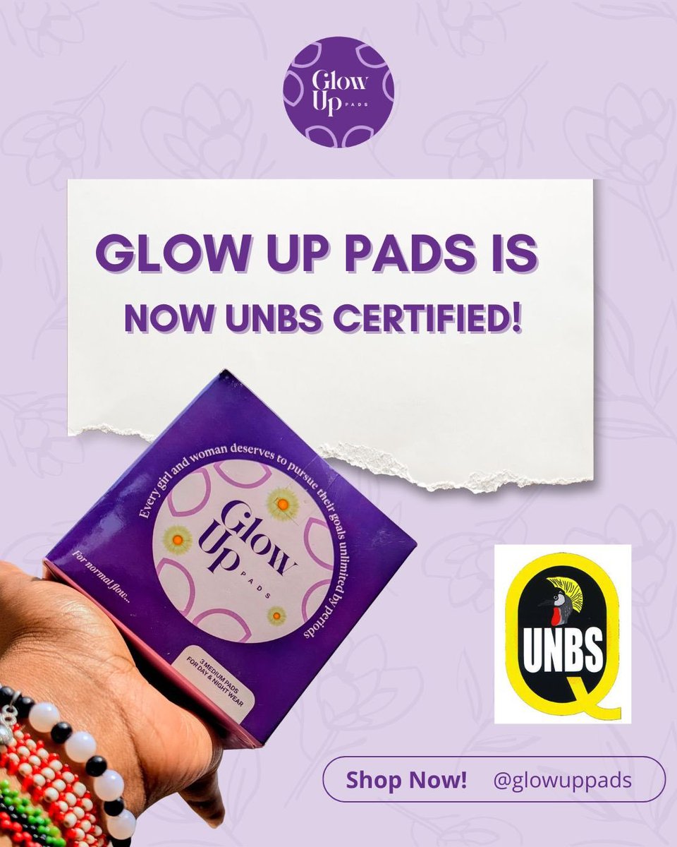 Irise Institute East Africa (@iriseeastafrica) on Twitter photo Big congratulations to our TPEN social enterprise <a href="/GlowUppads/">Glow Up Pads</a> under <a href="/ThePadProject1/">The Pad Project</a>, for achieving the UNBS certification! 🎉We're proud to have been part of this journey and excited for the impact this will make in advancing menstrual health.
<a href="/twekonyereug/">Twekonyere Foundation Uganda</a>
#PeriodProductAccess Big congratulations to our TPEN social enterprise <a href="/GlowUppads/">Glow Up Pads</a> under <a href="/ThePadProject1/">The Pad Project</a>, for achieving the UNBS certification! 🎉We're proud to have been part of this journey and excited for the impact this will make in advancing menstrual health.
<a href="/twekonyereug/">Twekonyere Foundation Uganda</a>
#PeriodProductAccess