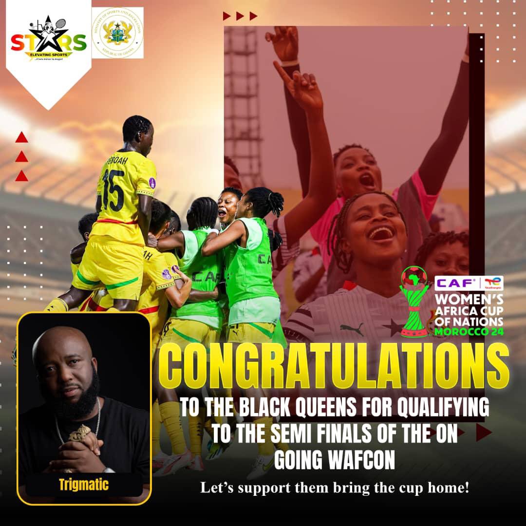 trigmaticrocks's tweet image. Great job done Queens. You’ve made us proud #starselevatingsports