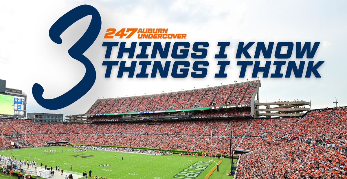 NathanKing247's tweet image. 3 things I know, 3 things I think: Some post-media days and pre-fall camp thoughts on Auburn football (VIP) 247sports.com/college/auburn…