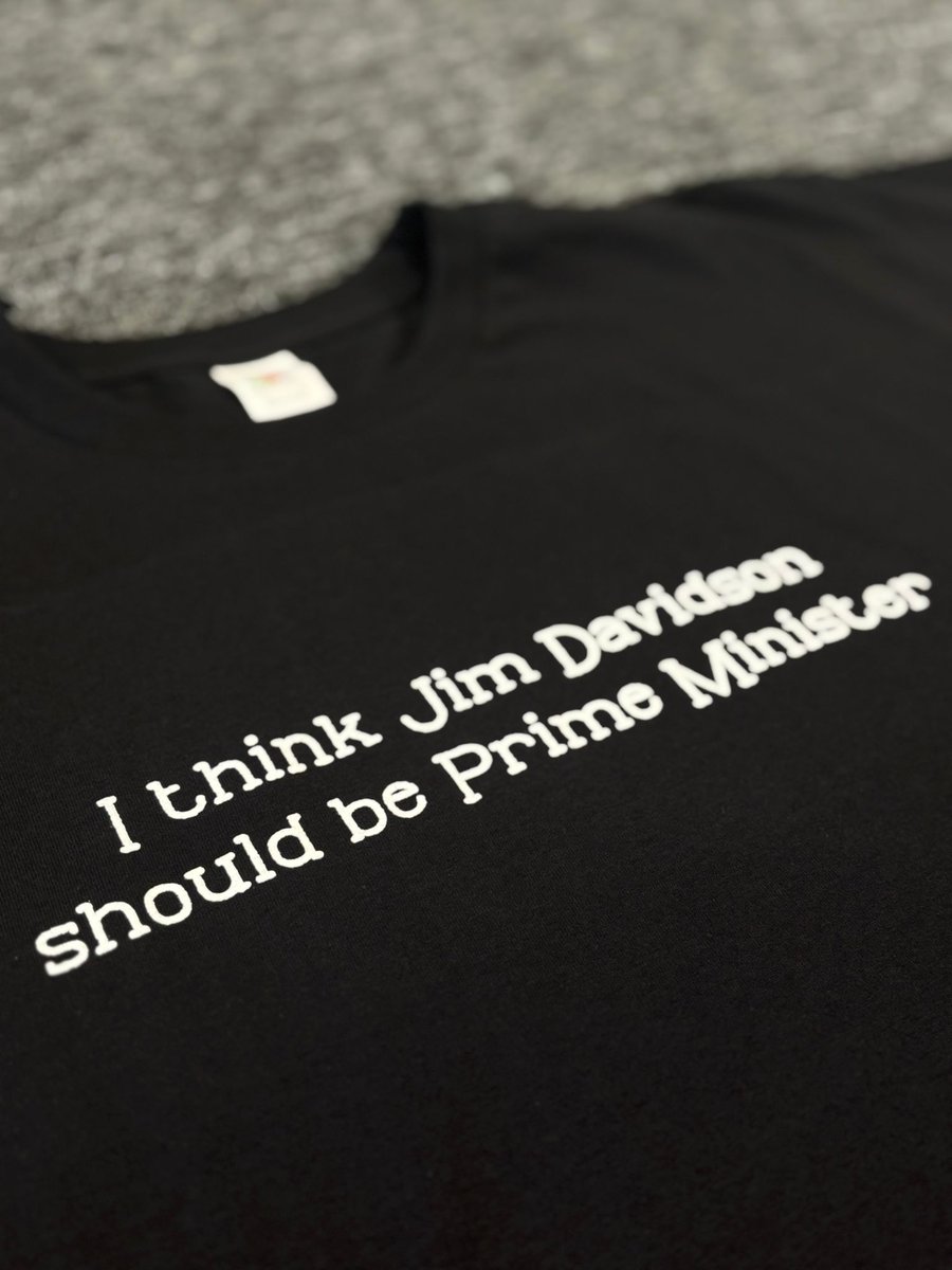 JimDOfficial's tweet image. Who else thinks Jim Davidson should be Prime Minister?🙋♂️
Head over to ustreme.news/shop and grab yourself one of our fantastic new T-shirts!