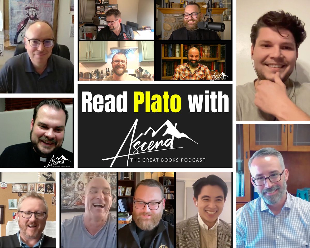 TheGreatB00ks's tweet image. TOMORROW.
Now is the BEST time to read Plato. We can be your small group.🌞 Tomorrow we ask who is Plato, why should we read him, and how should we read him.
Join us!🌞
You can read Plato with Ascend.🌞📚☕️