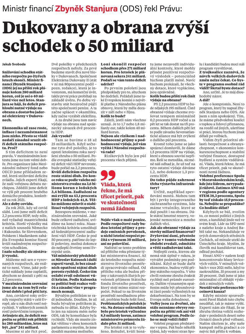 Zbynek_Stanjura's tweet image. Po minulé vládě jsme zdědili deficit ve výši 5% HDP, který jsme loni stlačili na 2,2%, což je dokonce níže, než vyžadují maastrichtská kritéria.
✅Jsme jedinou zemí z V4, se kterou Evropská komise nezahájila řízení kvůli nadměrným rozpočtovým schodkům.
✅V evropském srovnání…