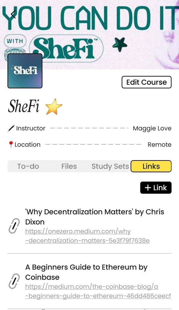 WHTIFIGO's tweet photo. LOCK-IN 🔒

Despite being in web3 for almost 3 years, I'm still learning! 
Basics assured, knowledge secured 🚀

This is how my @shefiorg learning experience looks like: synthesized, consistent and solid. It's a great solid ground to be kept reminded of specific topics! https://t.co/i0jkkQZzLE