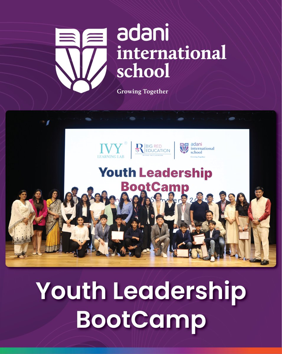 Adani International School tweet media