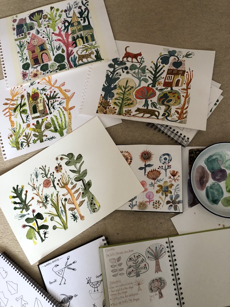 Making a mess of my home office.