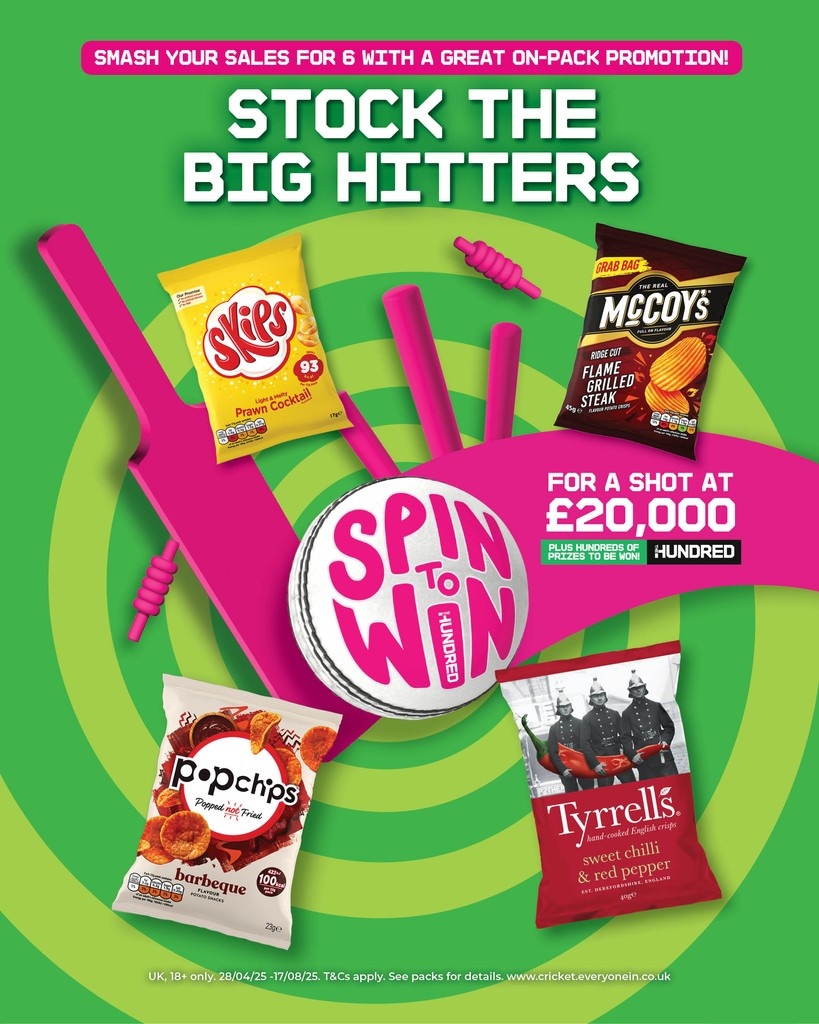 Stock up on these classic crisps for a chance to win £20,000 or hundreds of other prizes! 🤩

See packs for details.