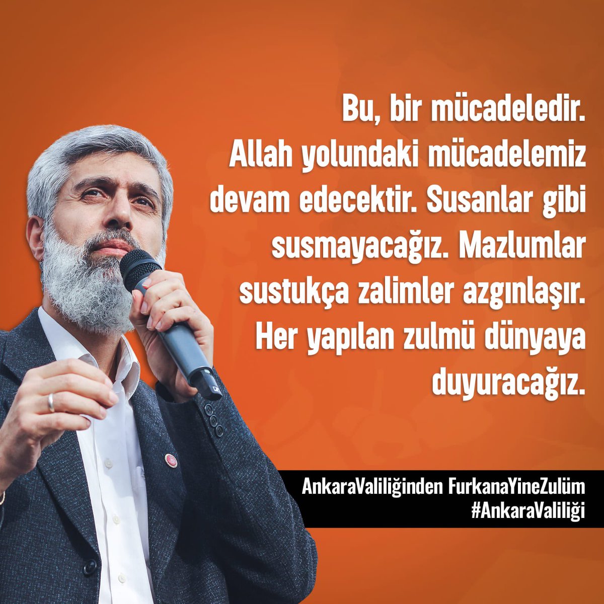 AnkaraValiliğinden FurkanaYineZulüm
#AnkaraValiliği