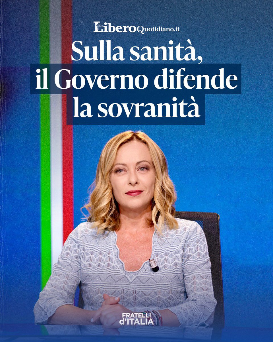 FratellidItalia's tweet image. Sulla sanità il governo difende la sovranità dell’Italia. Nessun via libera all’Oms per decidere al posto nostro in caso di pandemia. Stop a vincoli imposti dall’alto, fuori dal controllo democratico.

Mentre la sinistra si inchina ai dogmi globalisti, noi scegliamo la libertà di…