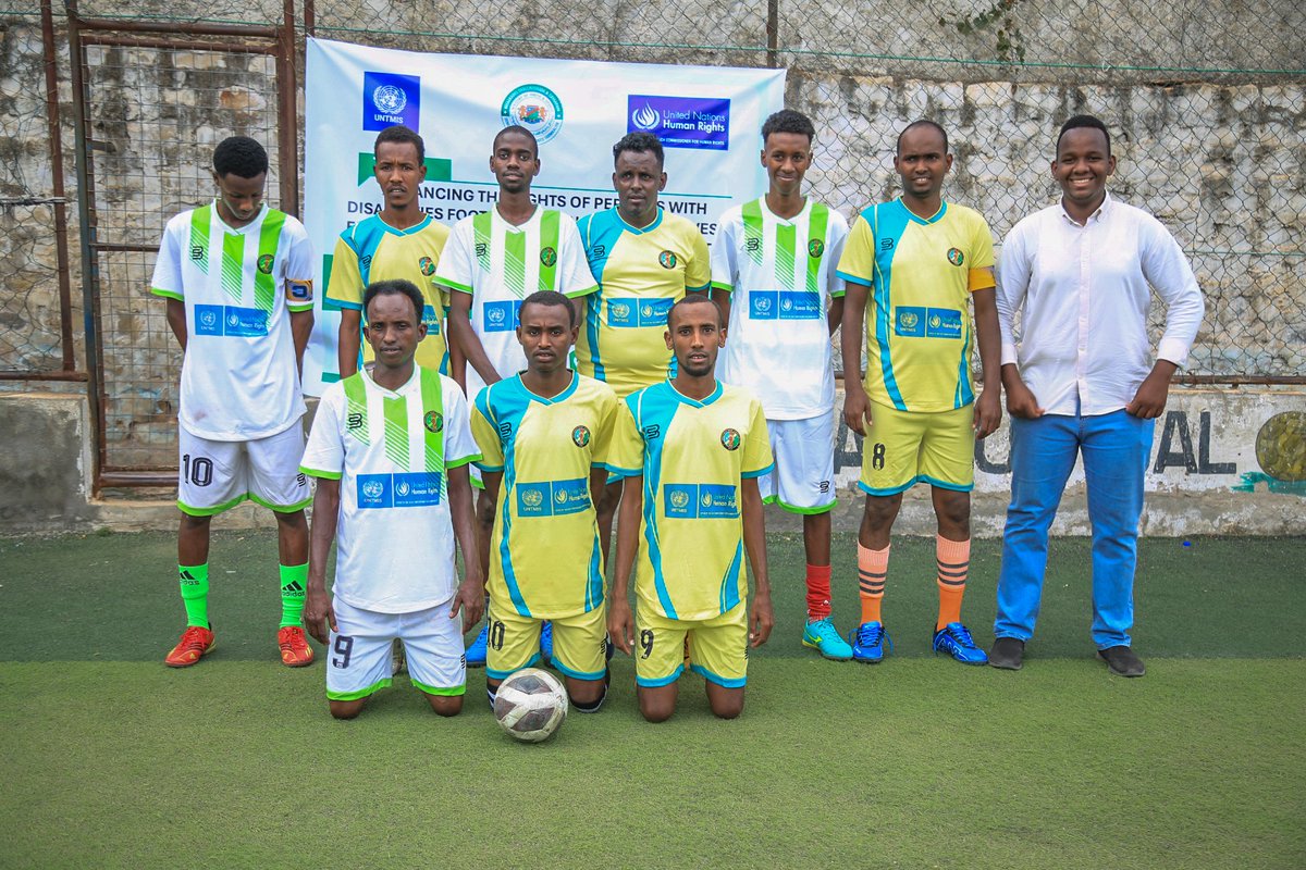 UNTMIS_'s tweet image. To promote an inclusive sports culture and empower youth with equal opportunities in South West State, the Southwest Deaf Association recently organised a three-day football tournament in Baidoa for persons with disabilities. Supported by @UN and @MoYS_SWS, the tournament…