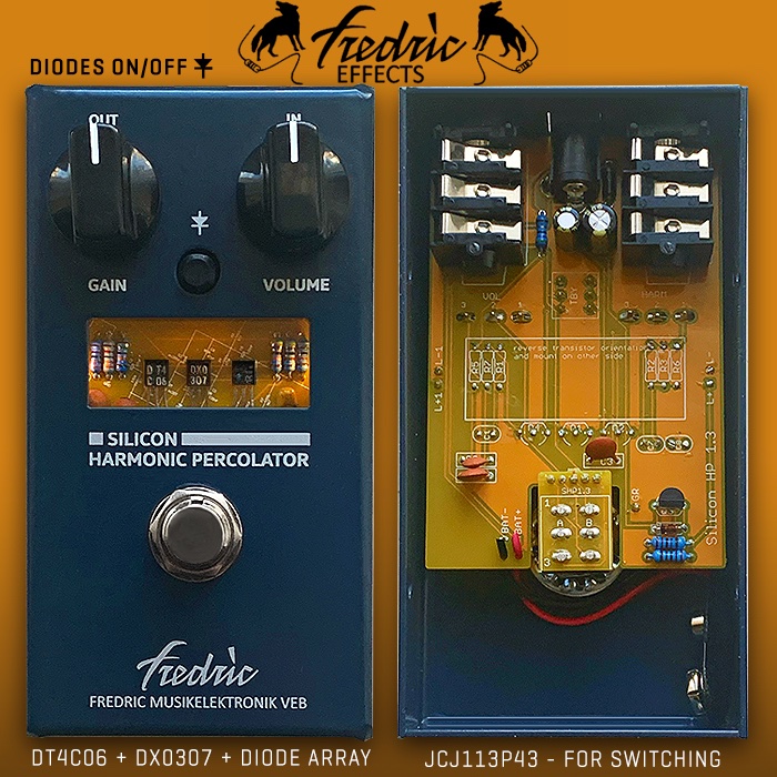 x_pedal's tweet image. Fredric Effects officially launches its superb 1980's Specially Selected East-German Components Silicon Harmonic Percolator - with a backlit viewing port to admire those superior electronics - guitarpedalx.com/news/gpx-blog/… @fredric_effects #fredriceffects